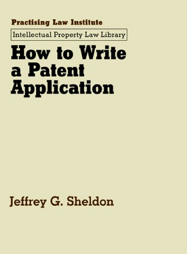 9780872240445: How to Write a Patent Application