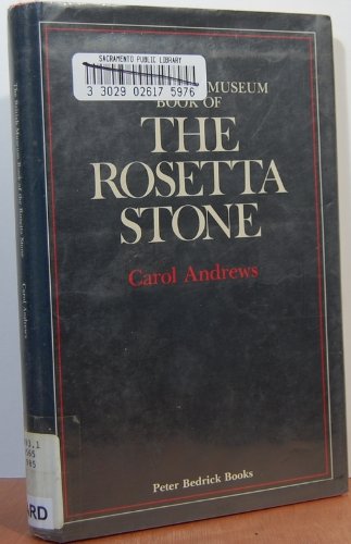 Beispielbild fr The British Museum book of the Rosetta stone zum Verkauf von SecondSale