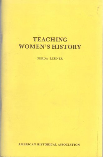 Imagen de archivo de Teaching Women's History a la venta por Booksavers of Virginia