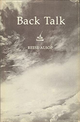 Stock image for Back Talk: Poems for sale by The Second Reader Bookshop