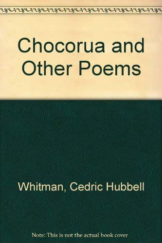 9780872330696: Chocorua and Other Poems