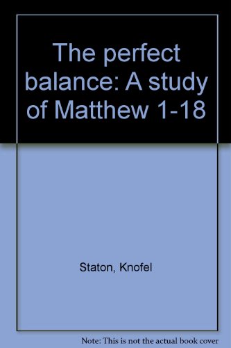 Beispielbild fr The Perfect Balance zum Verkauf von Christian Book Store