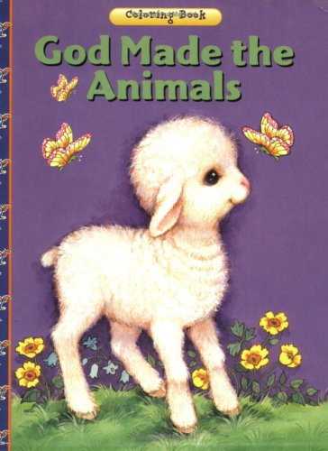 9780872396258: God Made Animals Coloring Book