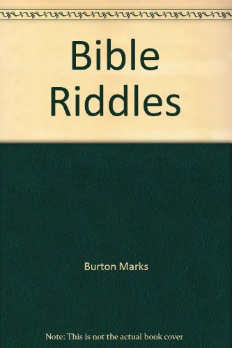 Beispielbild fr Bible Riddles zum Verkauf von Wonder Book