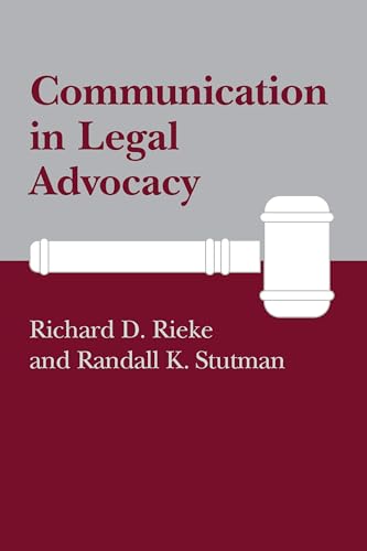 Beispielbild fr Communication in Legal Advocacy (Studies in Communication Processes) zum Verkauf von SecondSale