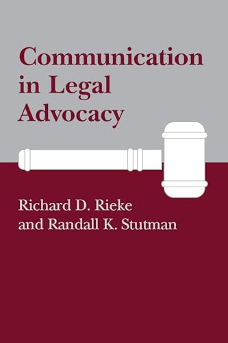 Stock image for Communication in Legal Advocacy (Studies in Communication Processes) for sale by SecondSale