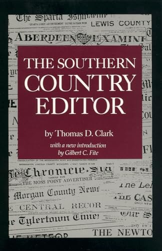 Beispielbild fr The Southern Country Editor zum Verkauf von Better World Books: West