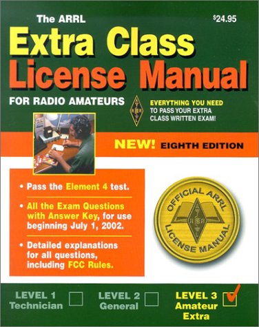 9780872598652: The ARRL Extra Class License Manual for Radio Amateaurs, 8th Edition