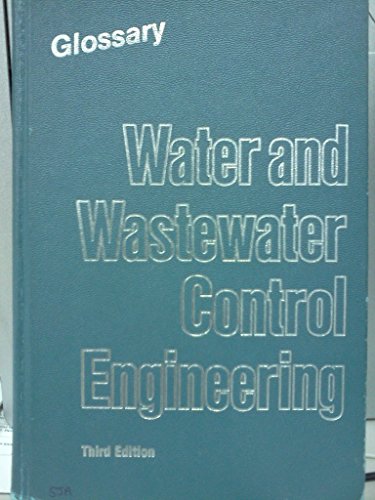 Stock image for Glossary: Water and Wastewater Control Engineering for sale by Buchpark