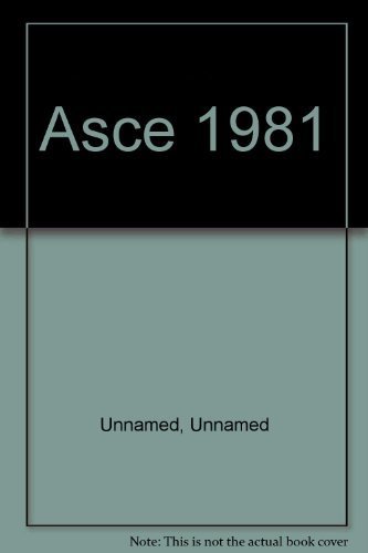 9780872623149: Asce, 1981