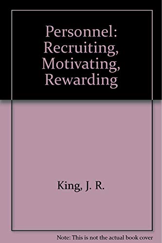 Imagen de archivo de Personnel: Recruiting, Motivating, Rewarding a la venta por Bookmonger.Ltd