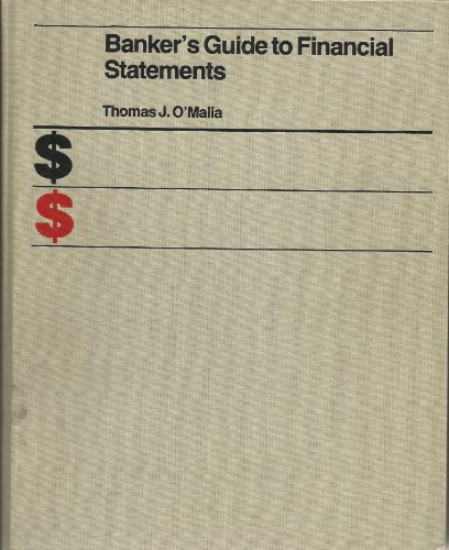Beispielbild fr Banker's guide to financial statements zum Verkauf von ThriftBooks-Dallas