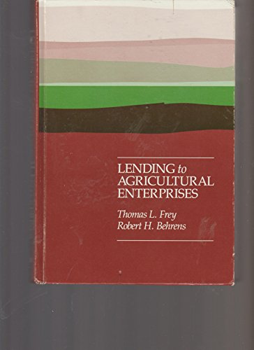 Beispielbild fr Lending to Agricultural Enterprises zum Verkauf von mercurious books