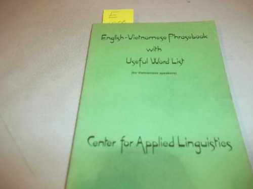 Stock image for English-Vietnamese Phrasebook with Useful Word List (For Vietnamese Speakers) for sale by Better World Books: West