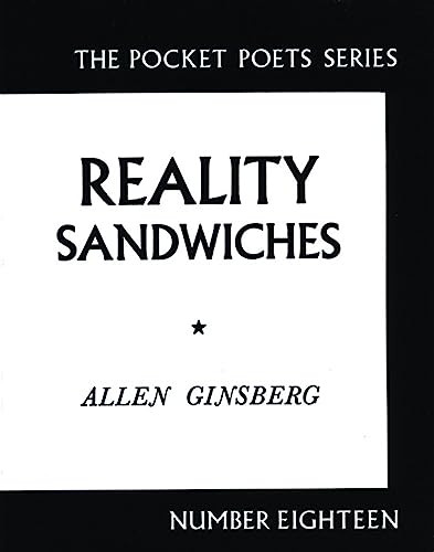 Imagen de archivo de Reality Sandwiches : Poems, 1953-1960 (Pocket Poets Ser., No. 18) a la venta por Vashon Island Books