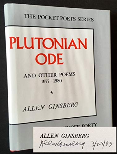 9780872861268: Plutonian ode: Poems, 1977-1980 (Pocket poets series)