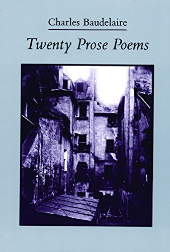 9780872862166: Twenty Prose Poems
