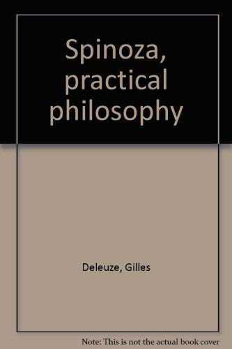 Beispielbild fr Spinoza, practical philosophy zum Verkauf von HPB-Emerald