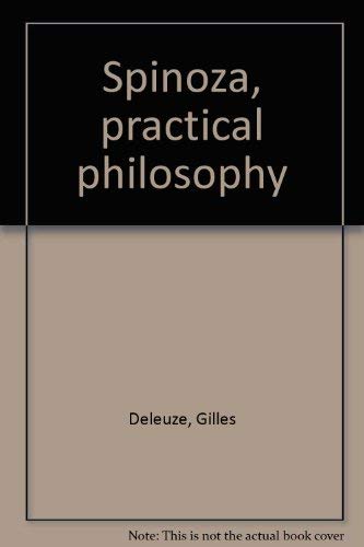 Imagen de archivo de Spinoza, practical philosophy a la venta por dsmbooks