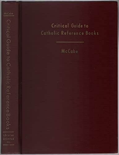 9780872870192: Critical Guide to Catholic Reference Books