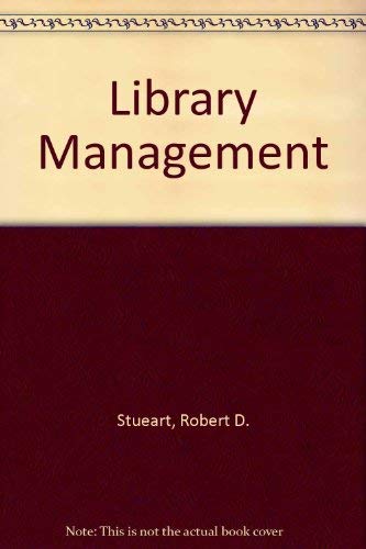 Beispielbild fr Library management (Library science text series) zum Verkauf von Wonder Book