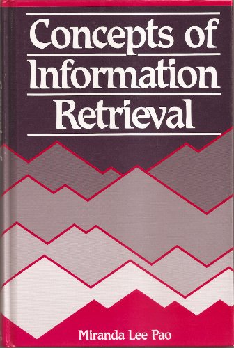 Beispielbild fr Concepts of Information Retrieval zum Verkauf von HPB-Red