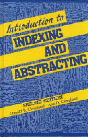 Stock image for Introduction to Indexing and Abstracting for sale by ThriftBooks-Dallas