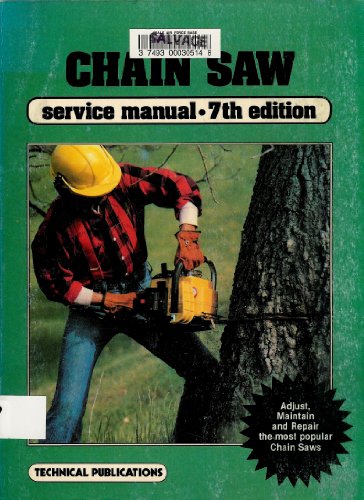 Beispielbild fr Chain saw service manual zum Verkauf von Visible Voice Books