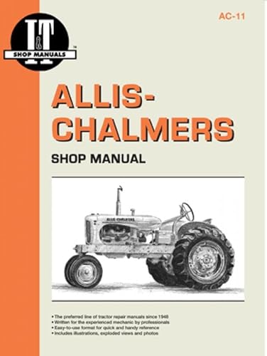 Beispielbild fr Allis Chalmers Shop Manual Models B C CA G RC WC WD + zum Verkauf von Better World Books
