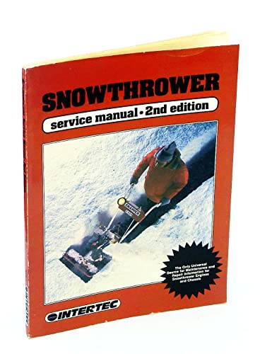 Beispielbild fr Snowthrower Service Manual zum Verkauf von Better World Books