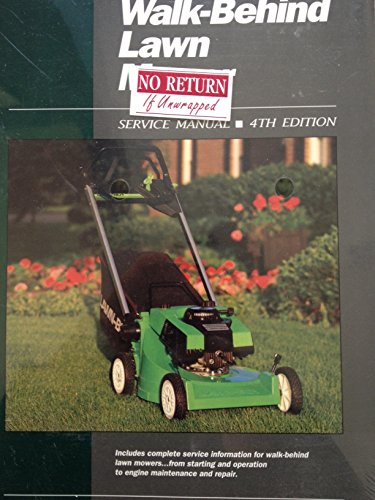 Imagen de archivo de Walk-Behind Lawn Mower Service Manual a la venta por Better World Books