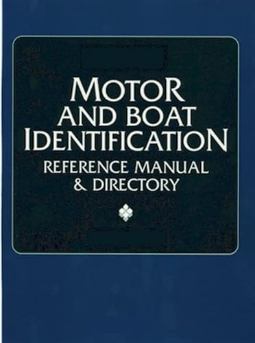 9780872886308: Motor and Boat Identification: Reference Manual & Directory