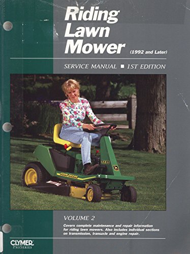 Stock image for Riding Lawn Mower Service Manual: Volume 2, 1992 and Later (Riding Lawn Mower Service Manual) for sale by SecondSale