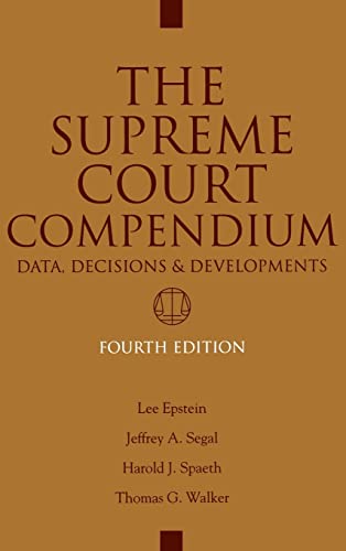 Beispielbild fr Supreme Court Compendium zum Verkauf von Better World Books