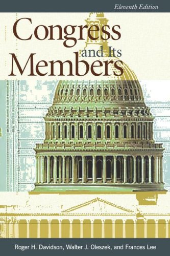 9780872893573: Congress and Its Members (Congress and Its Members)