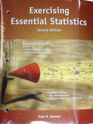 Essential Statistics, 2nd Ed + Exercising Essential Statistics, 2nd Ed + Spss Student-version Software (Berman Essential Stats) (9780872894136) by Berman, Evan M.