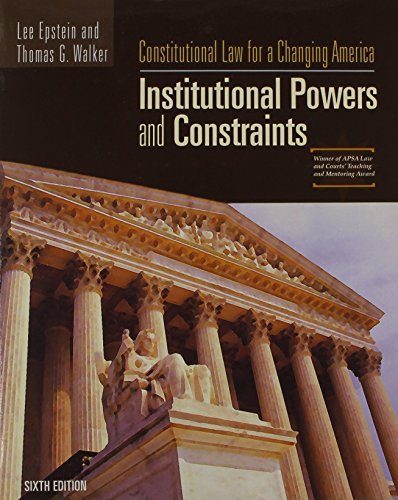 9780872894792: Constitutional Law for a Changing a