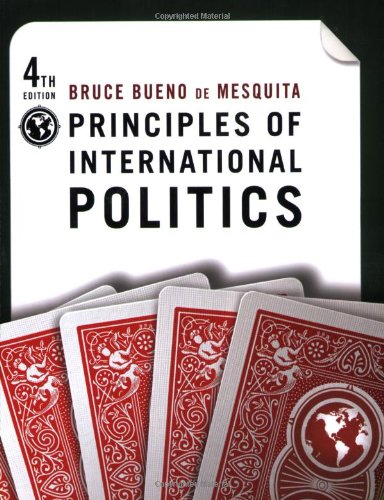 Beispielbild fr Principles of International Politics zum Verkauf von Better World Books