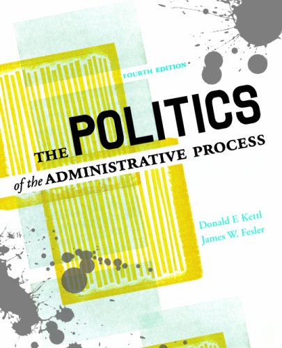 Imagen de archivo de The Politics of the Administrative Process a la venta por BookHolders