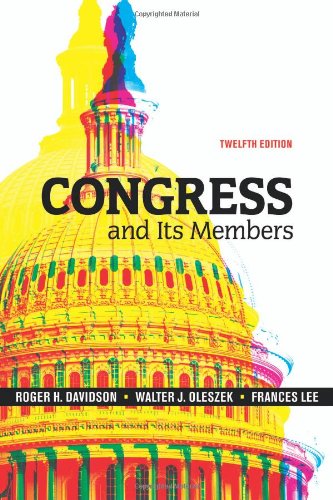 Beispielbild fr Congress and Its Members zum Verkauf von Better World Books