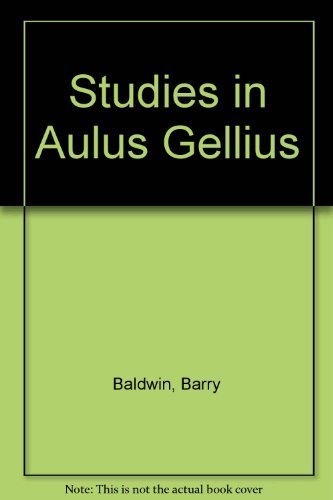 Beispielbild fr Studies in Aulus Gellius zum Verkauf von Anybook.com