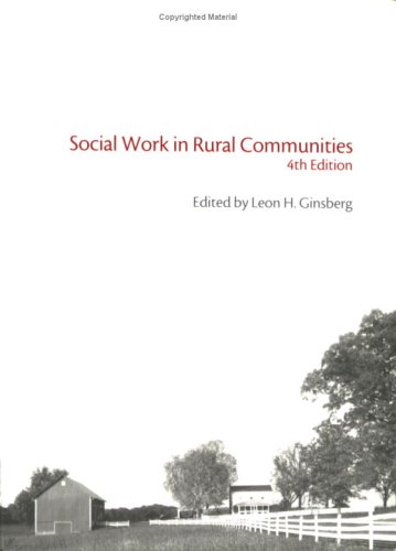 Stock image for Social Work in Rural Communities for sale by Hawking Books