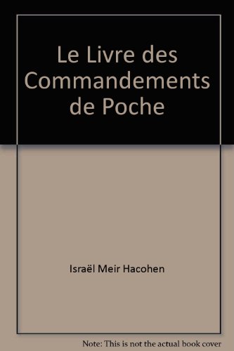 9780873064644: Le livre des commandements de poche