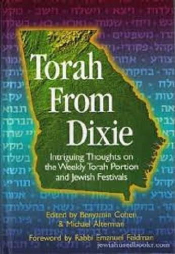 Stock image for Torah from Dixie: Intriguing thoughts on the weekly Torah portion and Jewish festivals for sale by HPB-Diamond