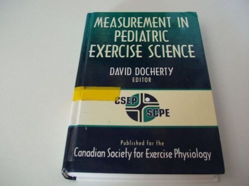 Beispielbild fr Measurement in Pediatric Exercise Science zum Verkauf von Reuseabook