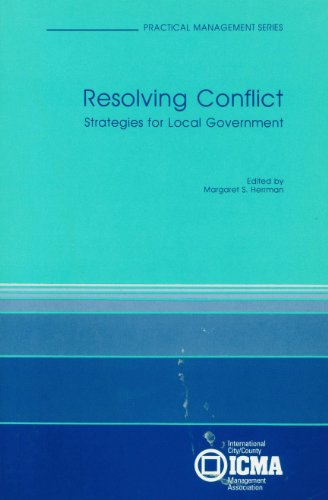 9780873260718: Resolving Conflict: Strategies for Local Government