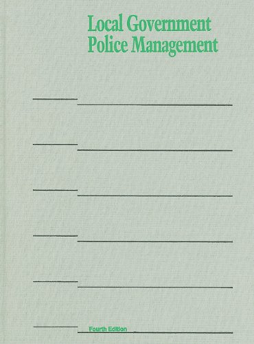 Stock image for Local Government Police Management for sale by BooksRun