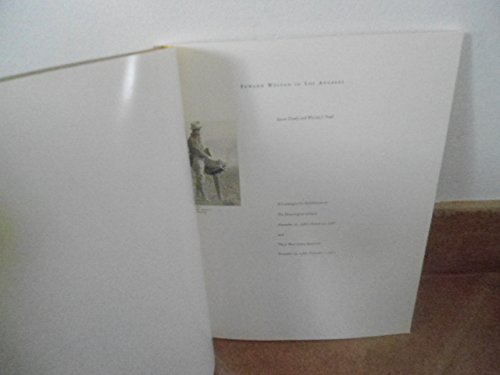 Beispielbild fr Edward Weston in Los Angeles zum Verkauf von Books From California