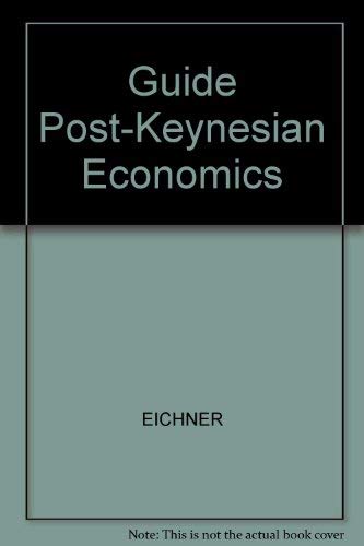 9780873321426: Guide Post-Keynesian Economics