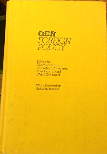 Stock image for GDR Foreign Policy for sale by Ground Zero Books, Ltd.